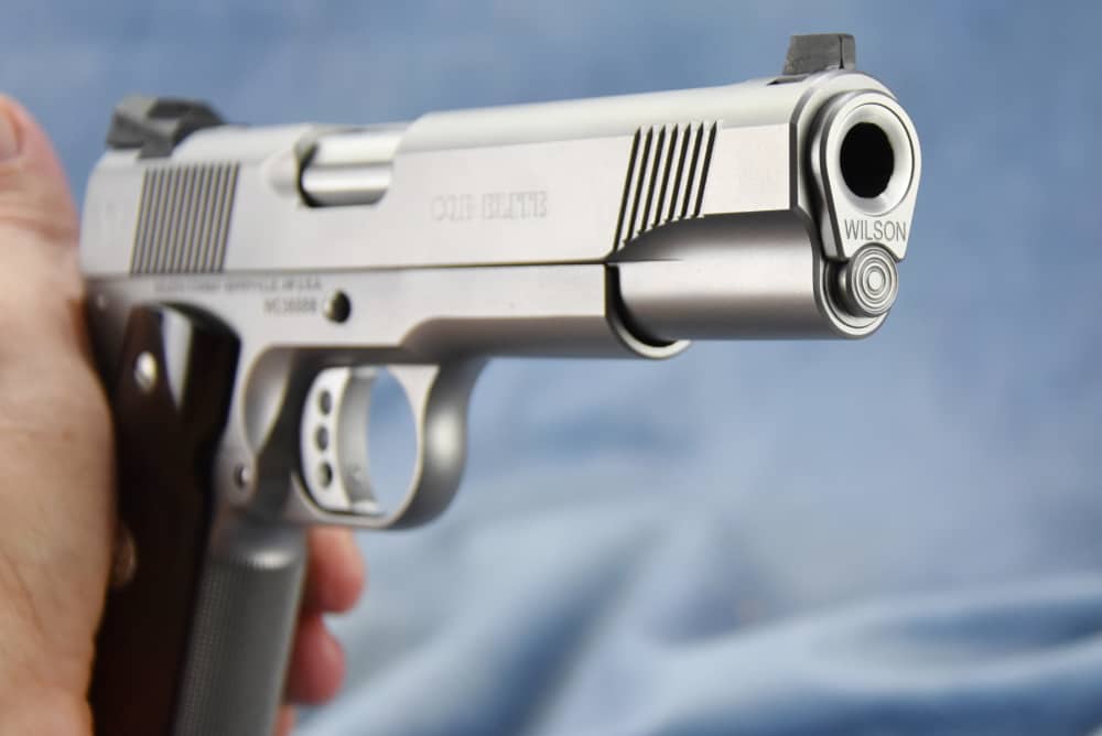 Wilson Combat CQB Elite 5" 10mm Stainless Hand Fitted 1911 Bag Wood grips-img-27