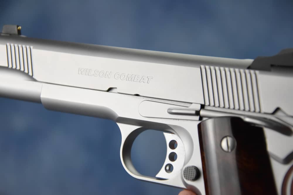 Wilson Combat CQB Elite 5" 10mm Stainless Hand Fitted 1911 Bag Wood grips-img-31