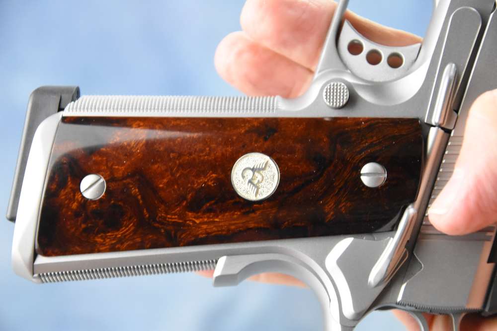 Wilson Combat CQB Elite 5" 10mm Stainless Hand Fitted 1911 Bag Wood grips-img-35