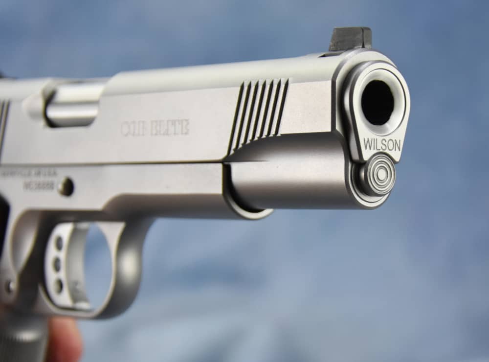Wilson Combat CQB Elite 5" 10mm Stainless Hand Fitted 1911 Bag Wood grips-img-26