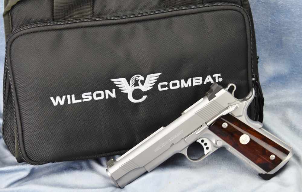 Wilson Combat CQB Elite 5" 10mm Stainless Hand Fitted 1911 Bag Wood grips-img-42