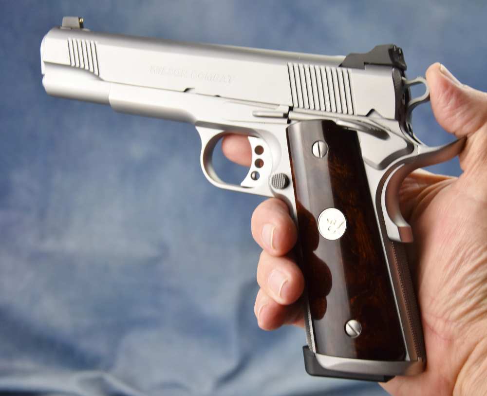 Wilson Combat CQB Elite 5" 10mm Stainless Hand Fitted 1911 Bag Wood grips-img-4