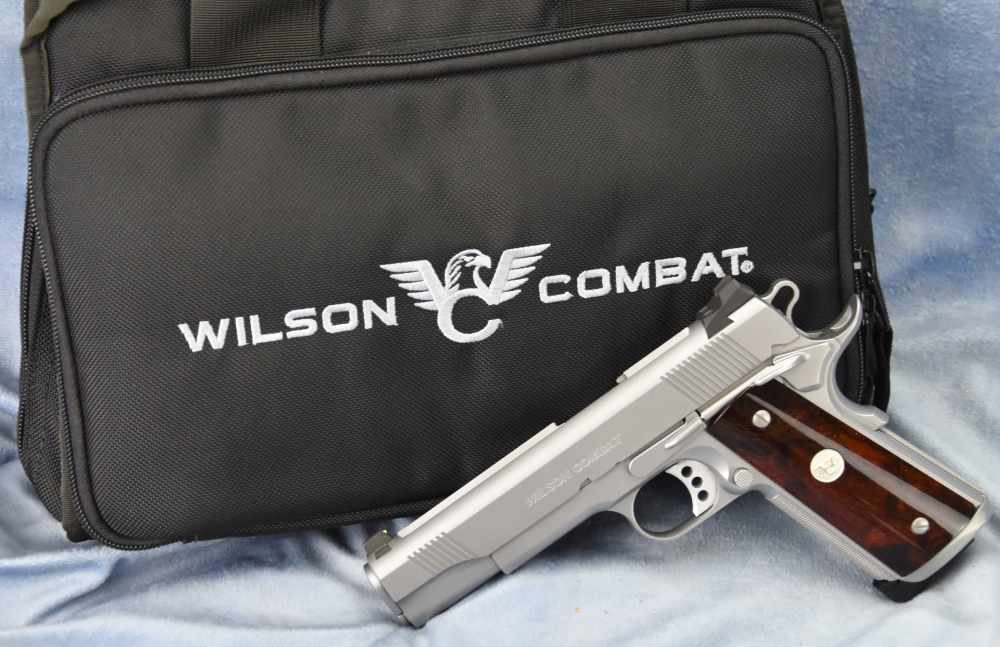 Wilson Combat CQB Elite 5" 10mm Stainless Hand Fitted 1911 Bag Wood grips-img-33
