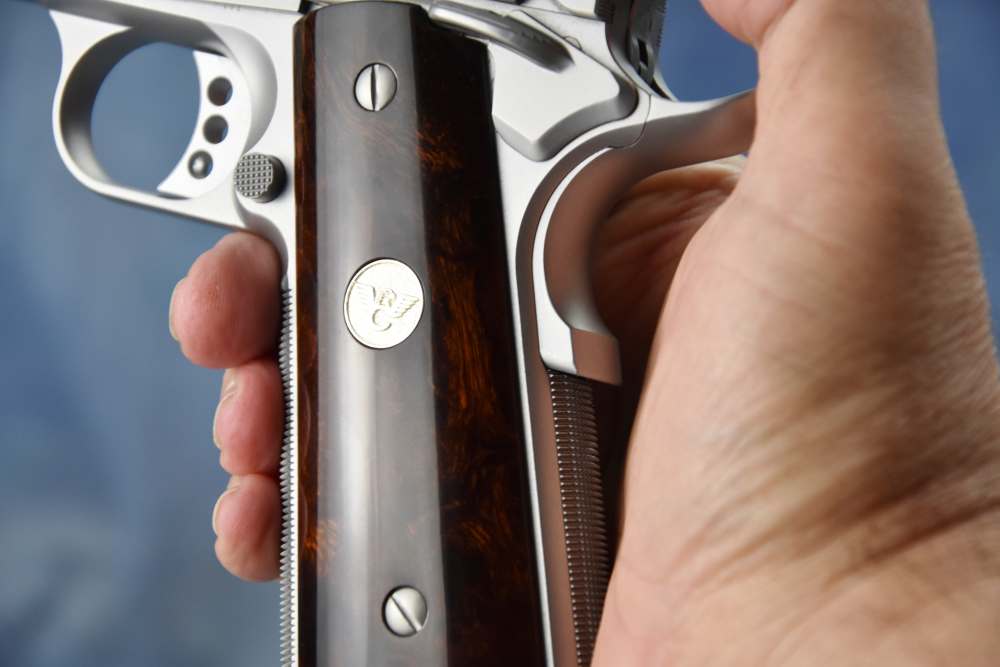 Wilson Combat CQB Elite 5" 10mm Stainless Hand Fitted 1911 Bag Wood grips-img-32