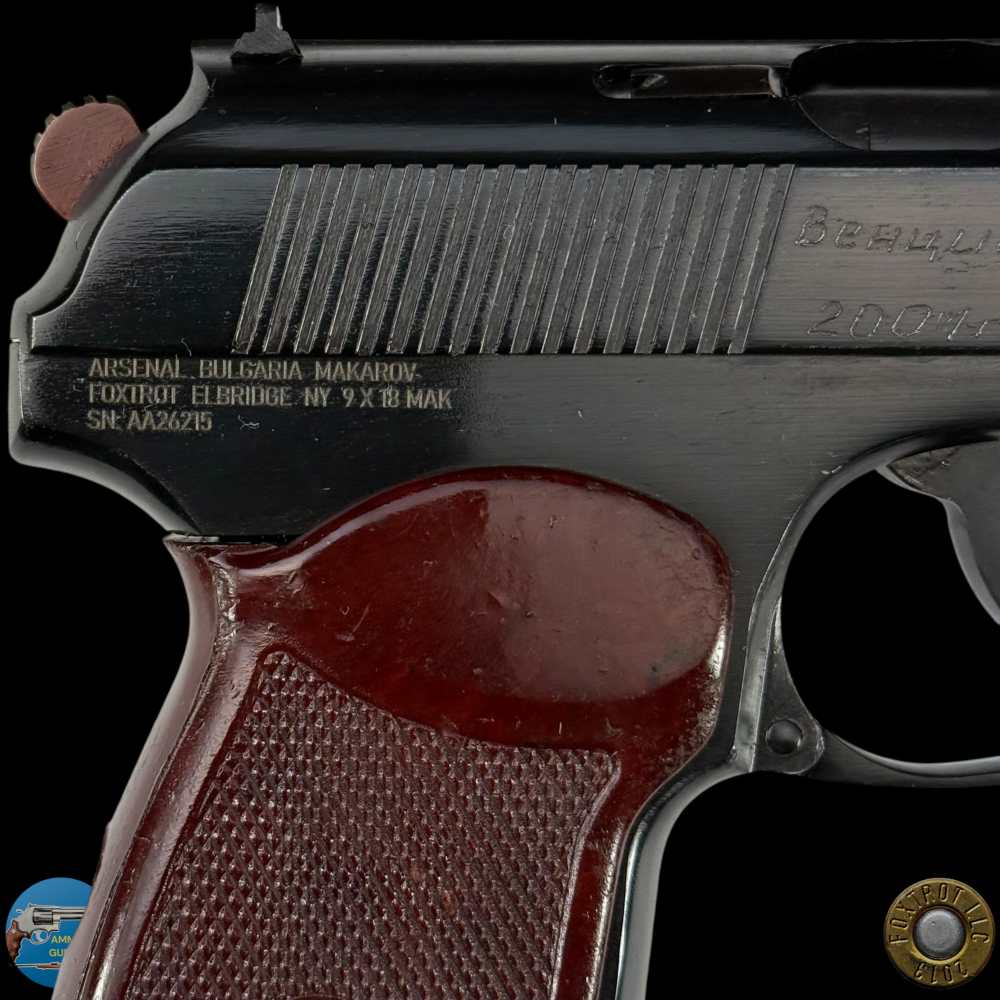 ARSENAL CIRCLE 10 BULGARIA PRESENTATION MAKAROV 9X19 MAK - 1986-img-8