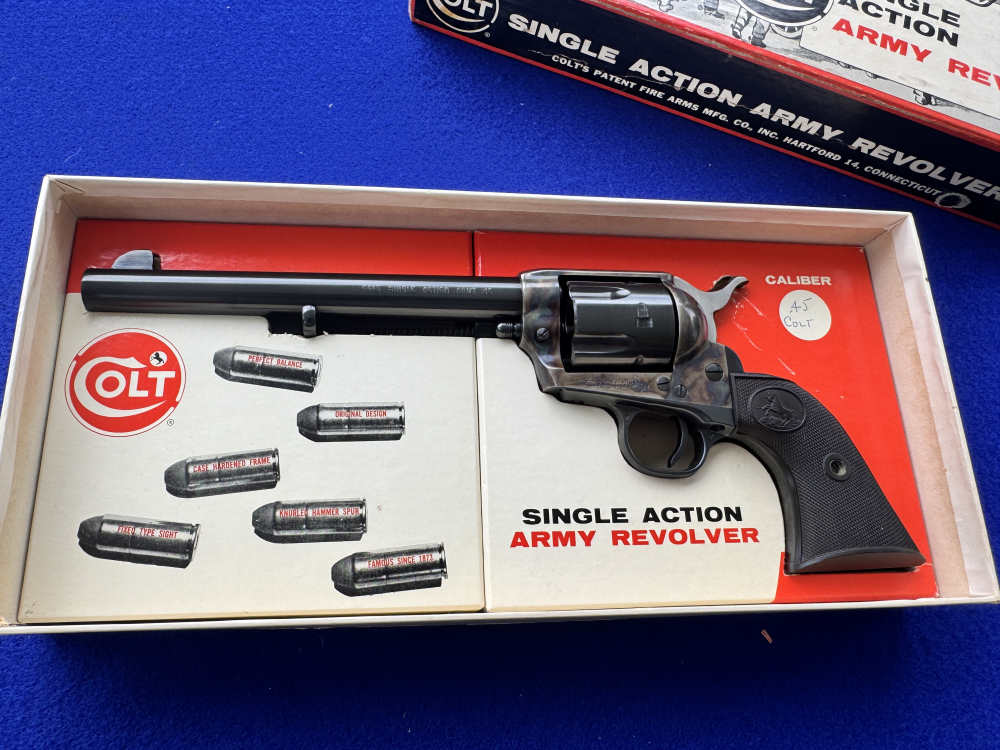 COLT SINGLE ACTION ARMY SAA 2ND GEN STAGECOACH BOX .45 COLT C&R Provenance-img-19