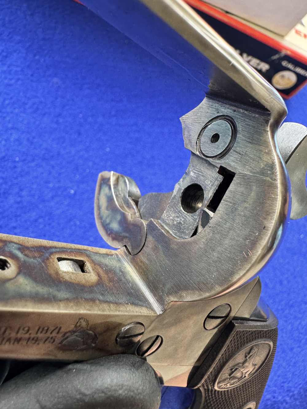COLT SINGLE ACTION ARMY SAA 2ND GEN STAGECOACH BOX .45 COLT C&R Provenance-img-56