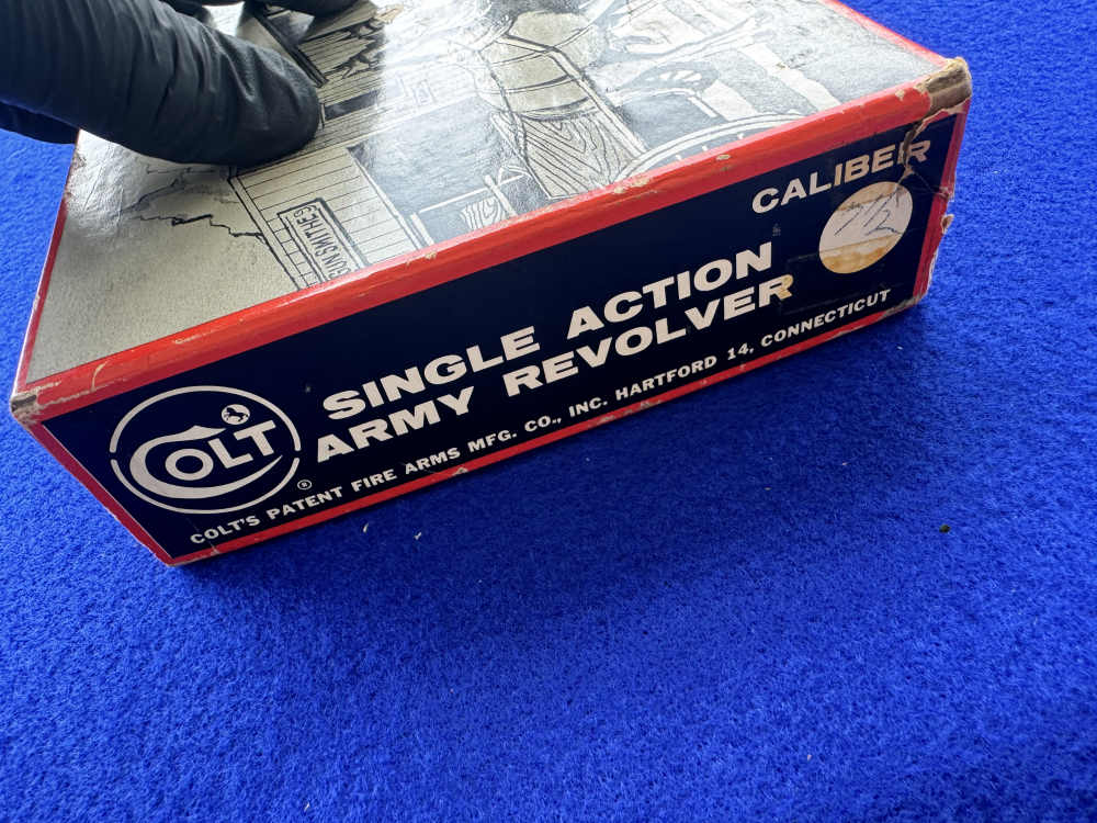 COLT SINGLE ACTION ARMY SAA 2ND GEN STAGECOACH BOX .45 COLT C&R Provenance-img-7