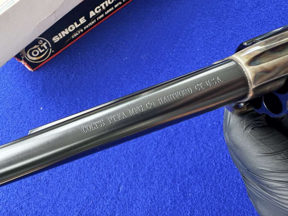 COLT SINGLE ACTION ARMY SAA 2ND GEN STAGECOACH BOX .45 COLT C&R Provenance-img-35