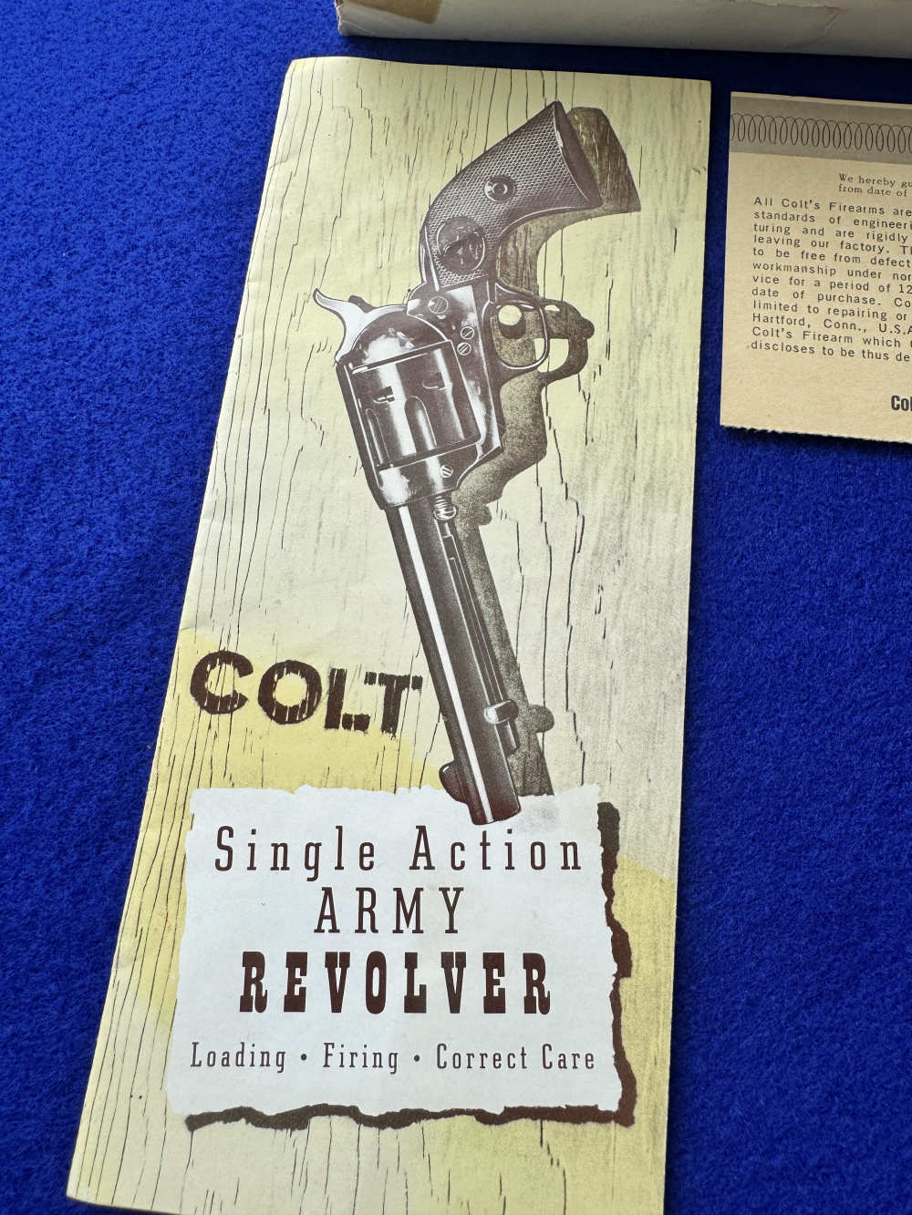 COLT SINGLE ACTION ARMY SAA 2ND GEN STAGECOACH BOX .45 COLT C&R Provenance-img-10