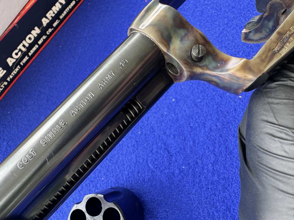 COLT SINGLE ACTION ARMY SAA 2ND GEN STAGECOACH BOX .45 COLT C&R Provenance-img-57
