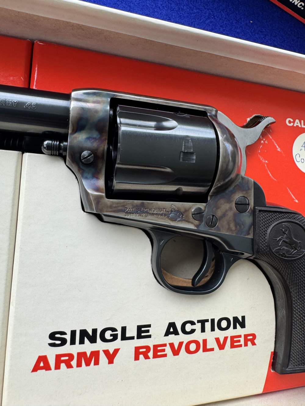 COLT SINGLE ACTION ARMY SAA 2ND GEN STAGECOACH BOX .45 COLT C&R Provenance-img-21