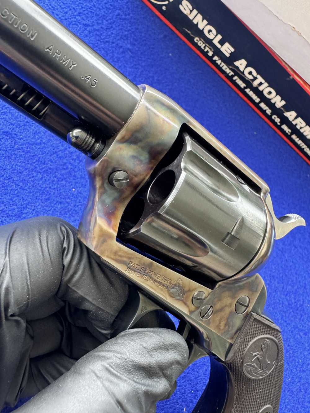 COLT SINGLE ACTION ARMY SAA 2ND GEN STAGECOACH BOX .45 COLT C&R Provenance-img-26