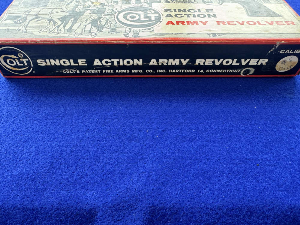 COLT SINGLE ACTION ARMY SAA 2ND GEN STAGECOACH BOX .45 COLT C&R Provenance-img-3