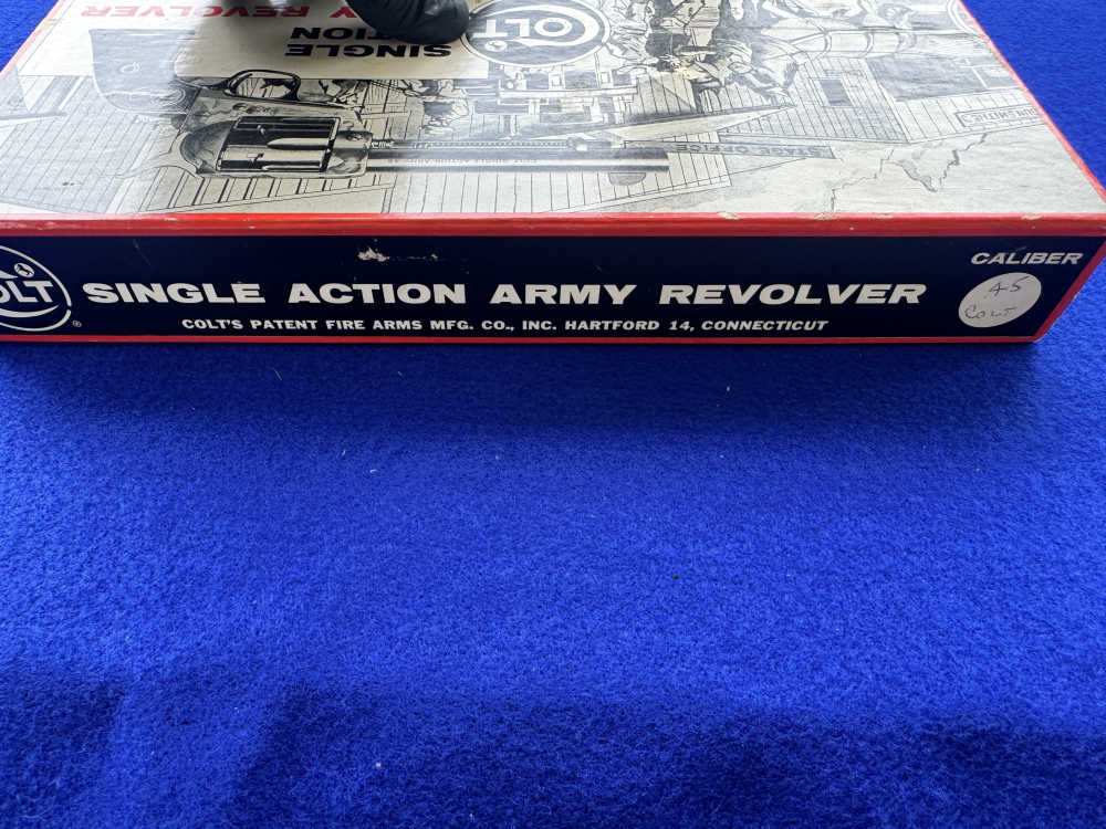 COLT SINGLE ACTION ARMY SAA 2ND GEN STAGECOACH BOX .45 COLT C&R Provenance-img-5