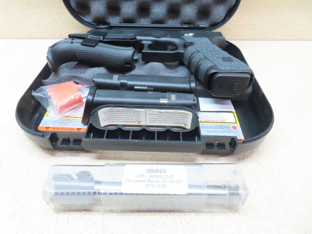 GLOCK G35 .40 S&W  MOS Gen 4 W/Threaded Barrel 3 Mags  MINT NICE ! -img-5