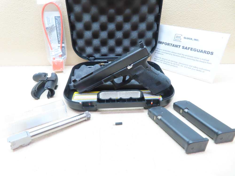 GLOCK G35 .40 S&W  MOS Gen 4 W/Threaded Barrel 3 Mags  MINT NICE ! -img-13