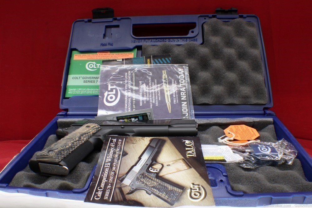 Colt Government model competition S 70 Talo 1 of 500 45 ACP 5" barrel W/box-img-18