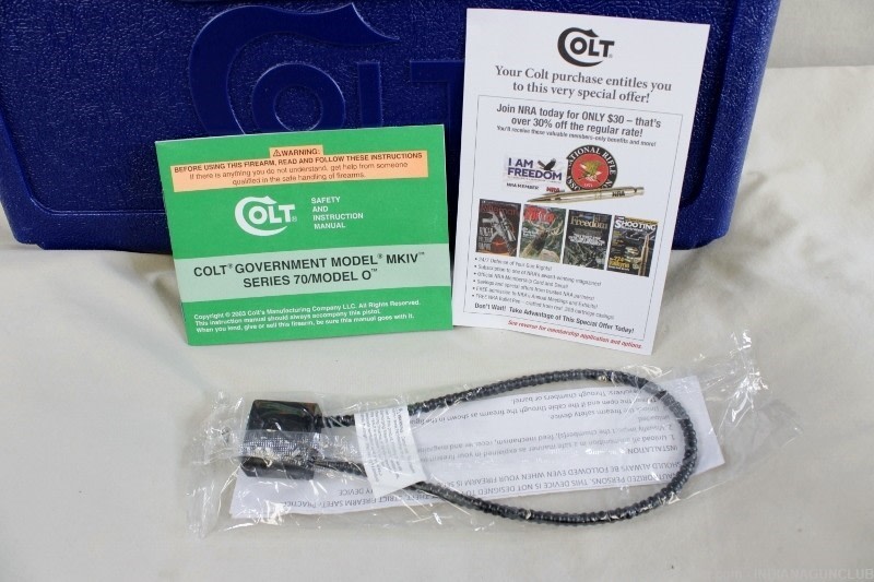 NIB COLT 1911 GOLD CUP LITE STS SLIDE 45ACP 5" CASE-img-14