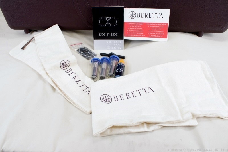 NIB BERETTA 486 PISTOL GRIP BEAVER TAIL 20GA 28" CASE -img-14