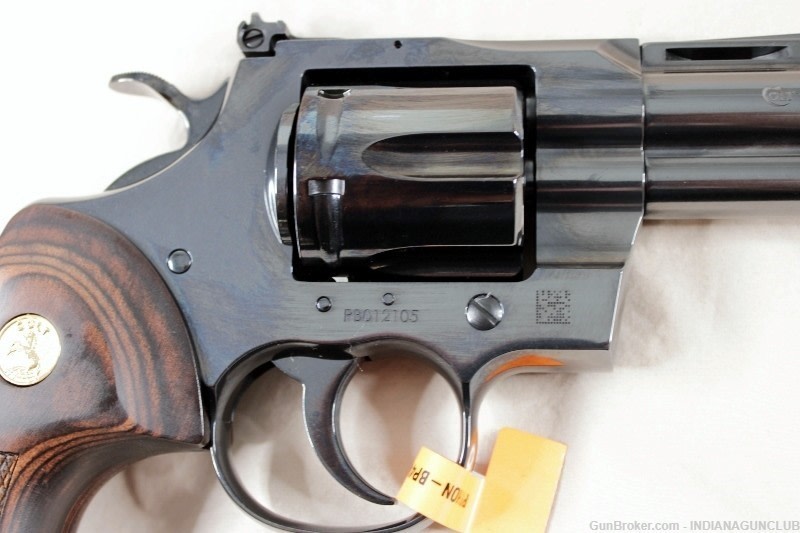 NIB COLT PYTHON BLUED 357MAG 4.25" CASE-img-2