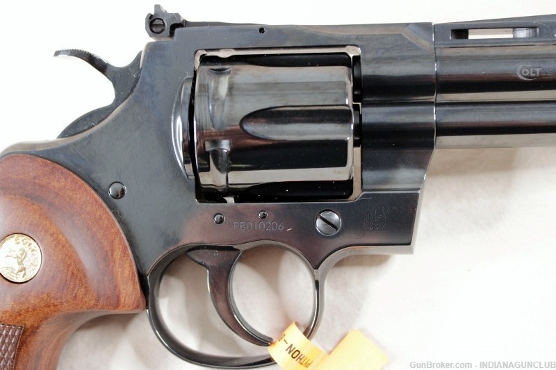 NIB COLT PYTHON BLUED 357MAG 4.25" CASE-img-2