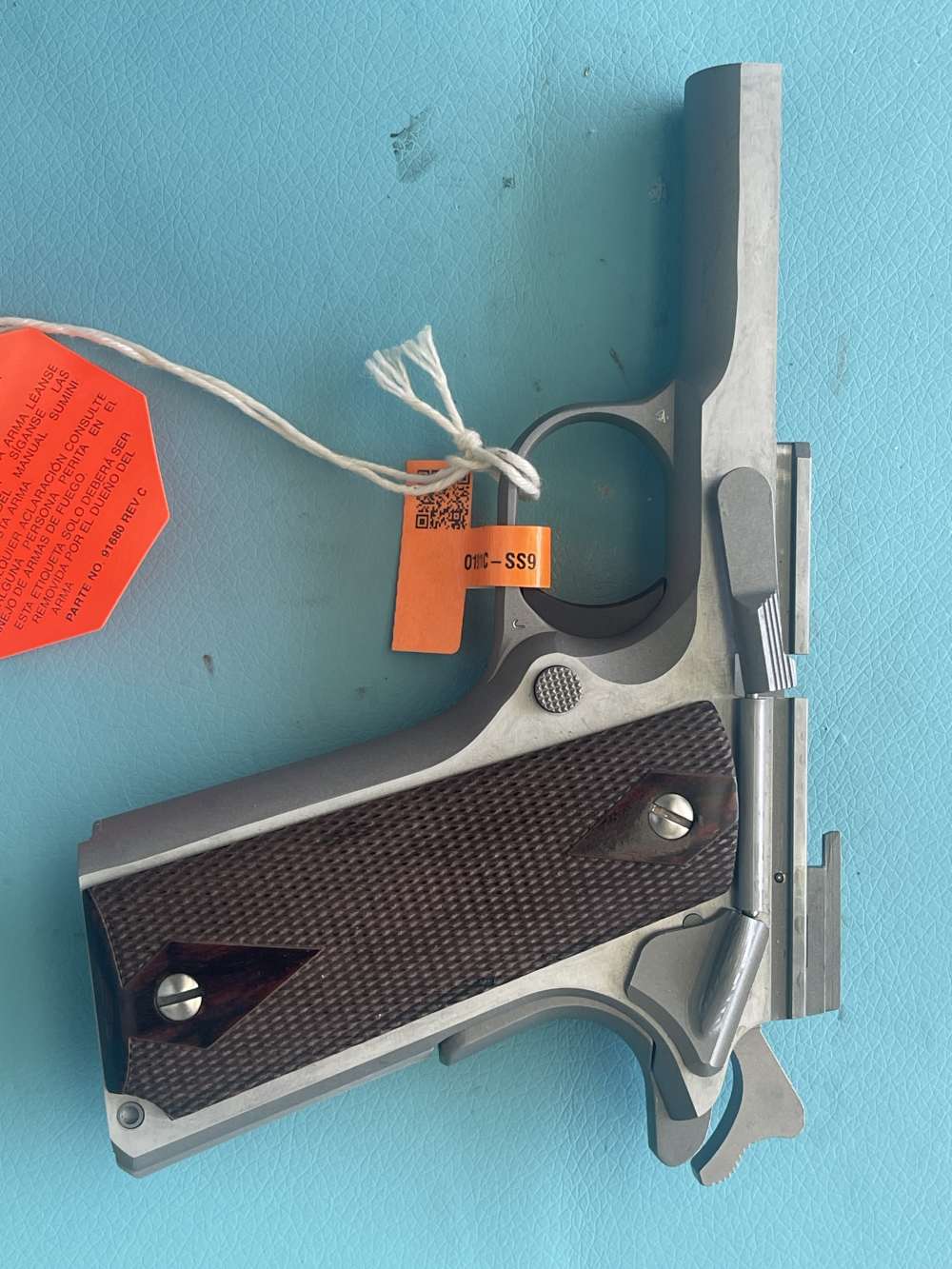 Colt 1911 - 1991 Government Series 70 Stainless Finish 9mm Factory Frame-img-0