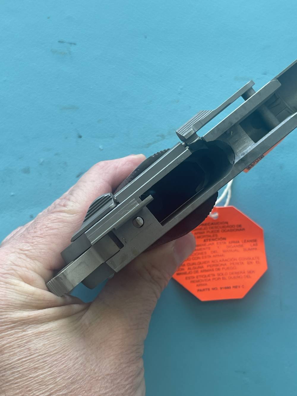 Colt 1911 - 1991 Government Series 70 Stainless Finish 9mm Factory Frame-img-3