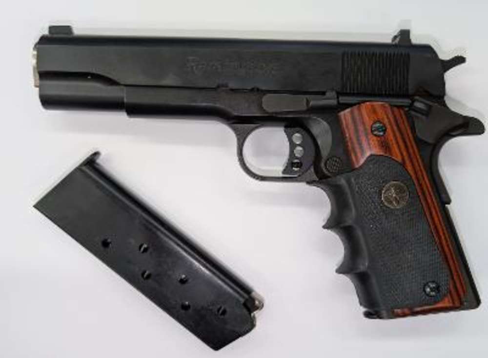 Remington 1911 R1 .45 ACP Blued/Black Pistol 7+1, 2 mag, factory box-img-0