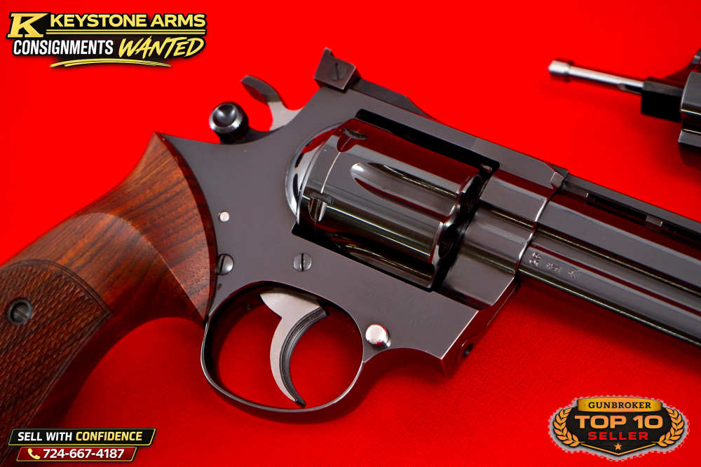 Very Rare 1987 Ratzeburg Korth Sport 6" .357 Magnum & 9mm Dual Cylinder Set-img-8