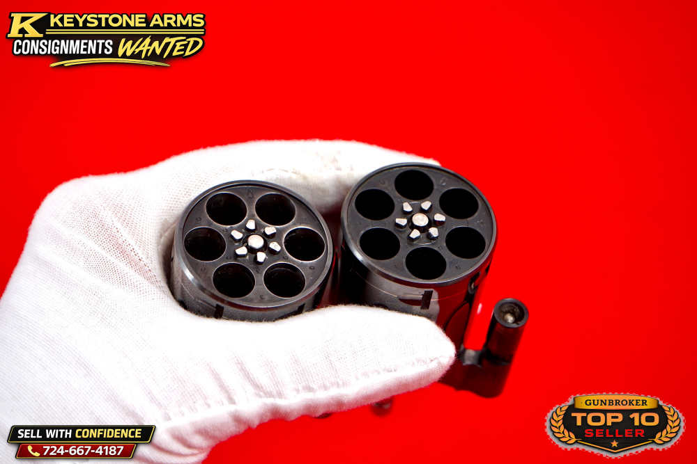 Very Rare 1987 Ratzeburg Korth Sport 6" .357 Magnum & 9mm Dual Cylinder Set-img-16