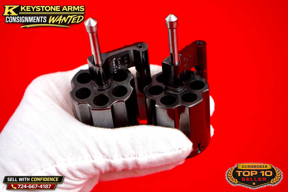 Very Rare 1987 Ratzeburg Korth Sport 6" .357 Magnum & 9mm Dual Cylinder Set-img-15