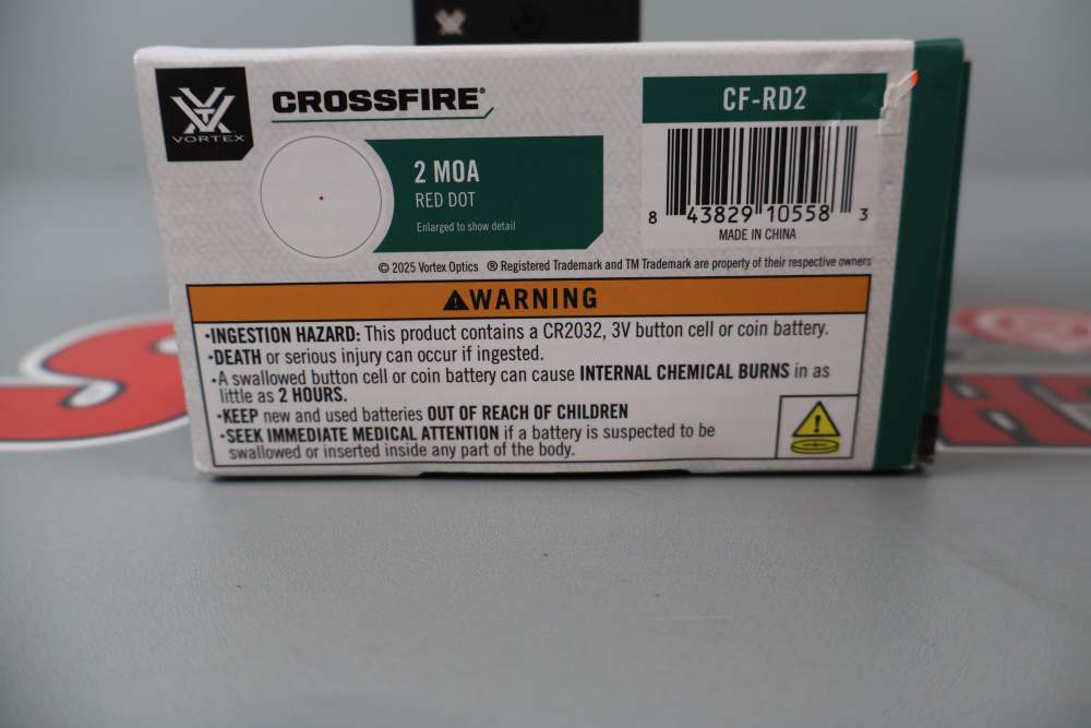 Lot O' One (1) Vortex Crossfire 2 MOA RDS w/Box (CF-RD2)-img-1