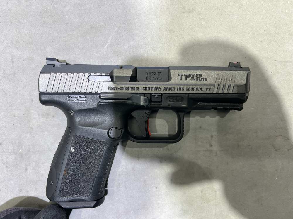 Canik TP9 SF Elite, 9mm, Tungsten, Warren Sights, (Priced to Sell) -img-5