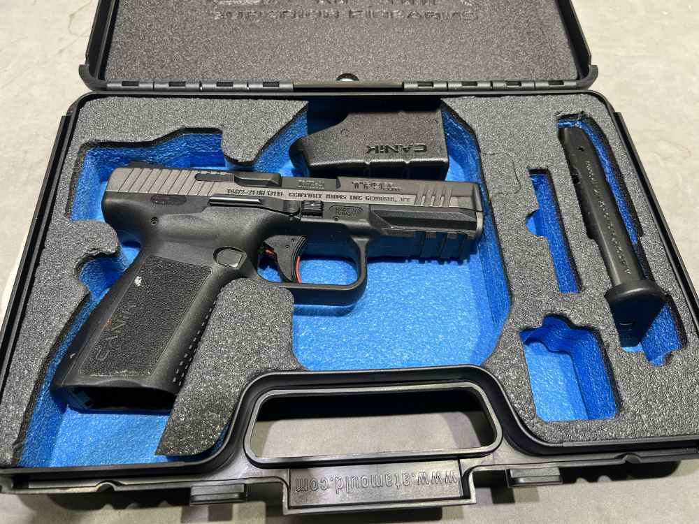 Canik TP9 SF Elite, 9mm, Tungsten, Warren Sights, (Priced to Sell) -img-0