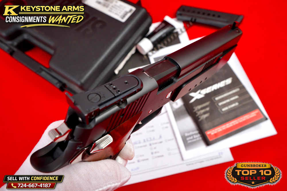 Rare German SIG Mastershop P220 X6 9mm Aristocrat Weighted ANIB w/ Target-img-14