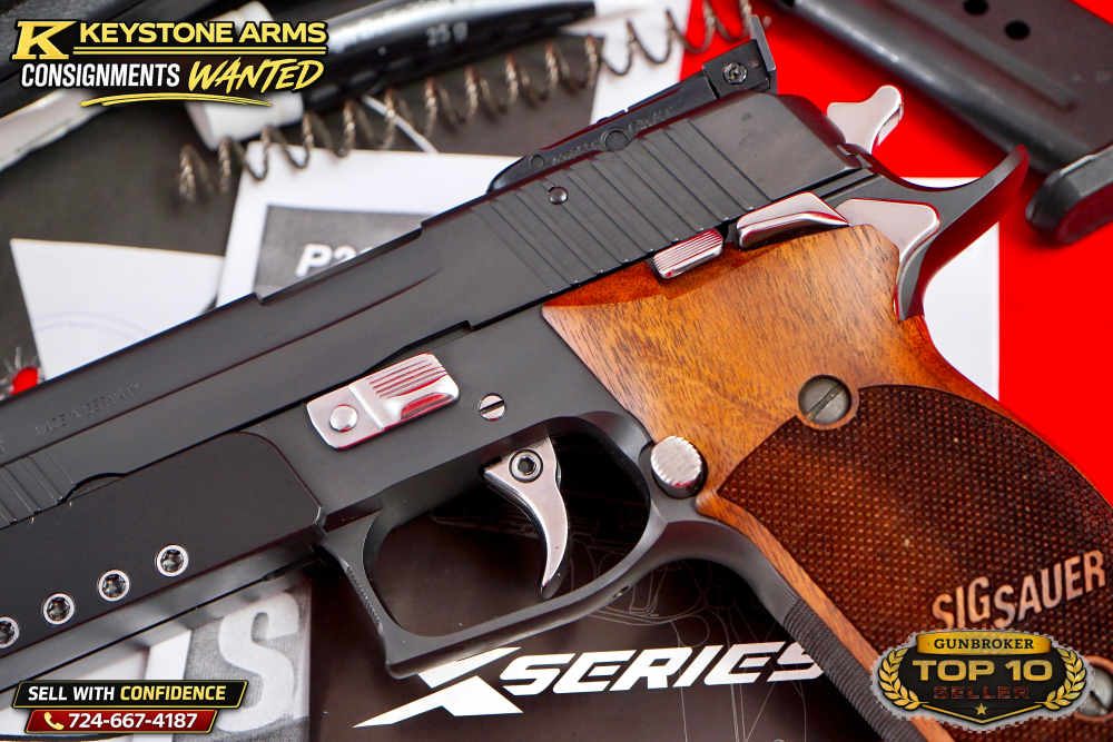 Rare German SIG Mastershop P220 X6 9mm Aristocrat Weighted ANIB w/ Target-img-6