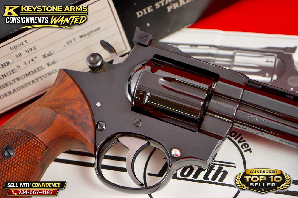 Spectacular 1990 Ratzeburg Korth Sport 5.25" .357 Magnum Original Box Grail-img-9