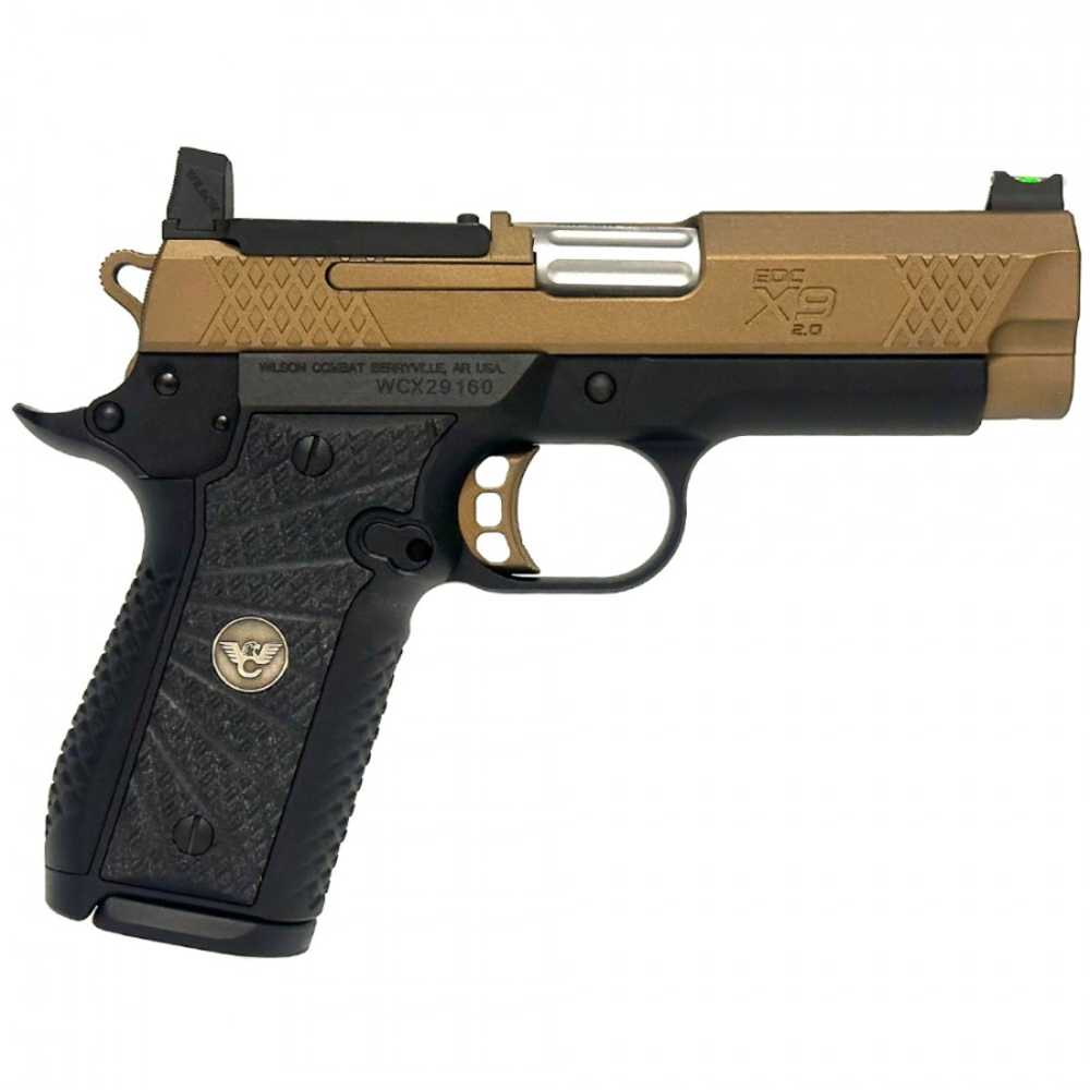 Wilson Combat EDC X9 2.0 - 4" Barrel (9mm) - Optics Ready - Bronze/Black-img-1