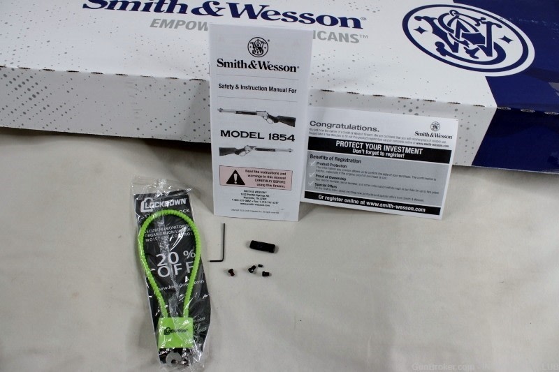 NIB SMITH & WESSON MODEL 1854 HIGH GRADE 44MAG 19.25" BOX-img-15