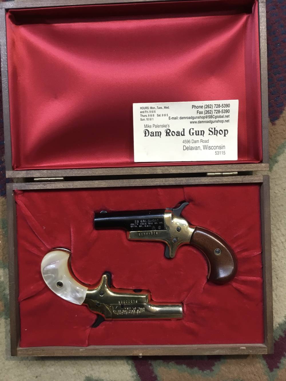 Colt Derringer Set 22 LR Shot Pocket Pistols-img-0