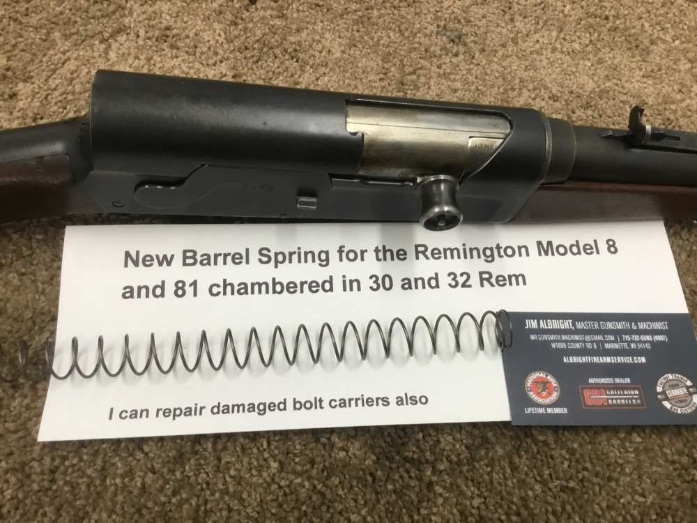 New Barrel Spring for Remington 8/81 rifles in 30 and 32 Remington-img-0
