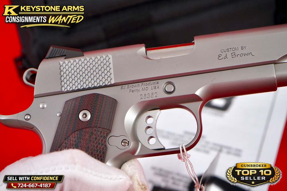 Awesome Custom By ED Brown Kobra Carry .45 ACP Commander New In Pouch-img-14