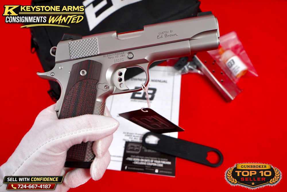 Awesome Custom By ED Brown Kobra Carry .45 ACP Commander New In Pouch-img-10