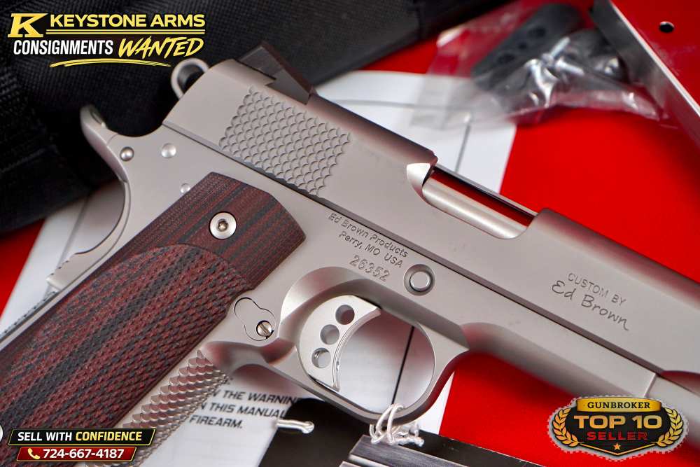 Awesome Custom By ED Brown Kobra Carry .45 ACP Commander New In Pouch-img-8