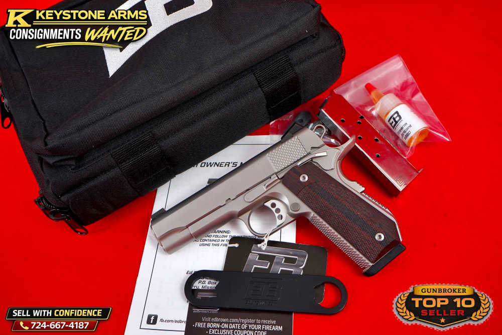 Awesome Custom By ED Brown Kobra Carry .45 ACP Commander New In Pouch-img-19