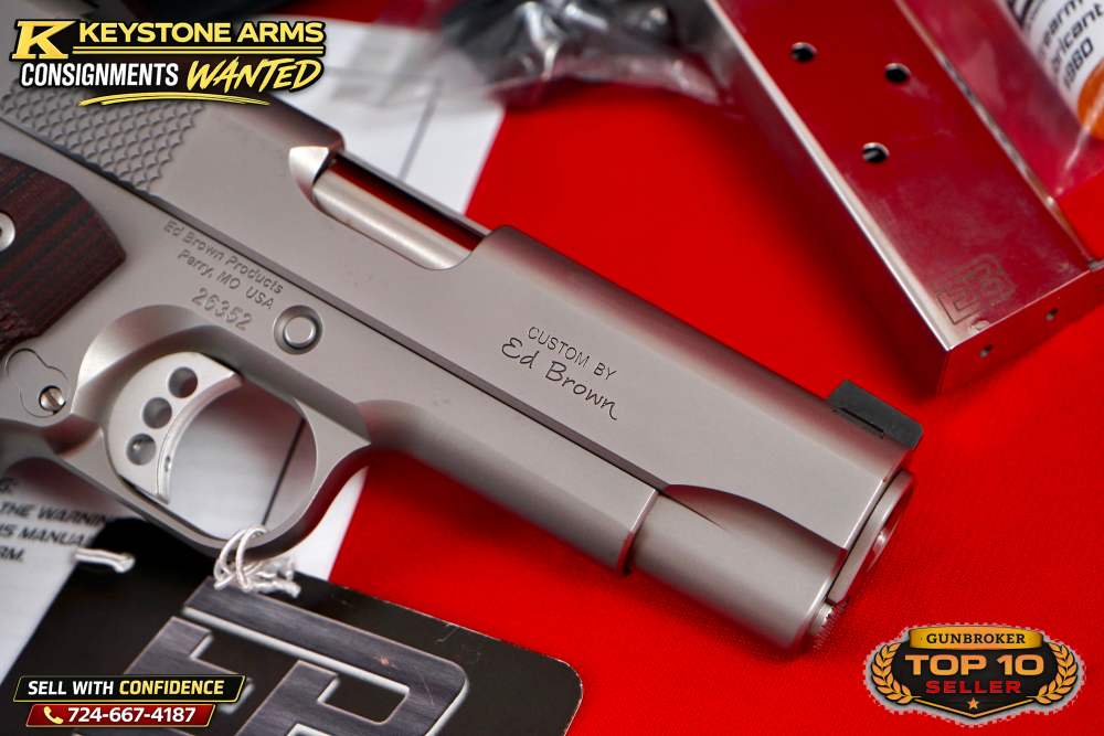 Awesome Custom By ED Brown Kobra Carry .45 ACP Commander New In Pouch-img-7