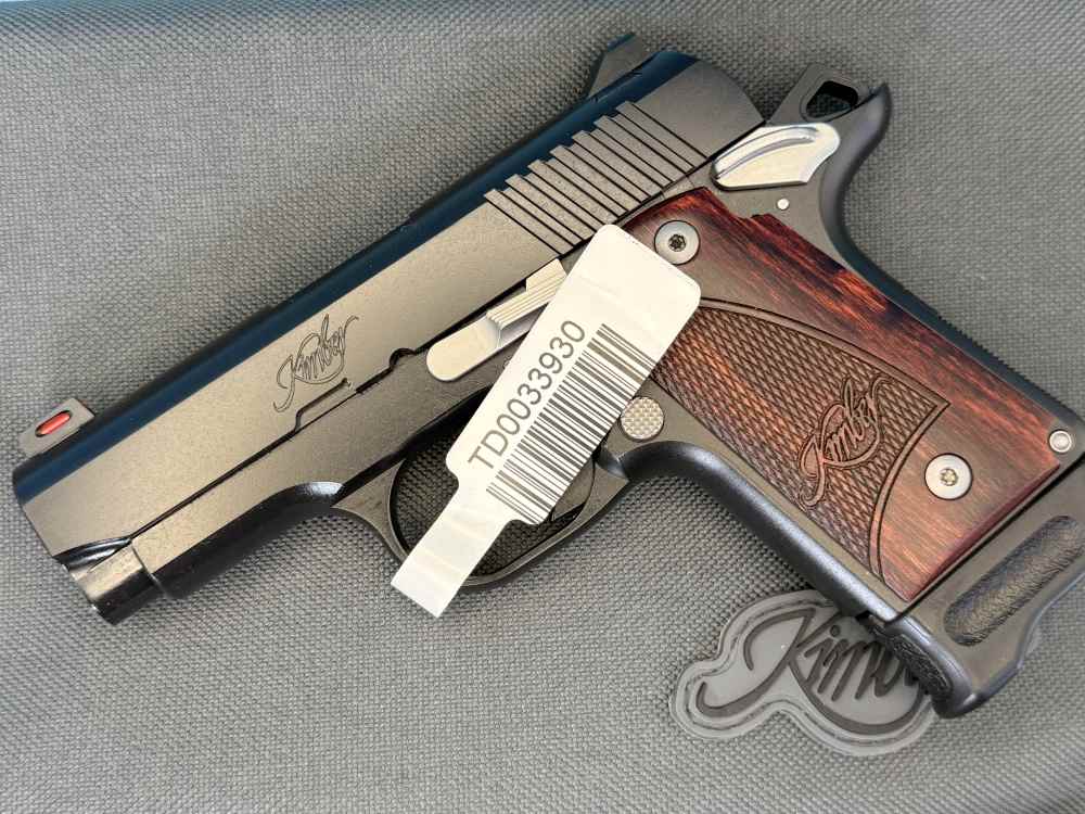 Kimber Micro 9 9mm Black Rosewood 2 magazines & holster NEW!-img-6
