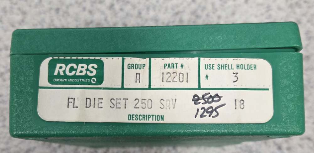 RCBS FL Die Set 250 Sav-img-0