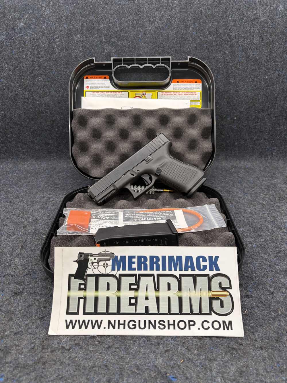 GLOCK 19 GEN5 MOS SEMI AUTO PISTOL 9MM w/BOX & 2 MAGS-img-0
